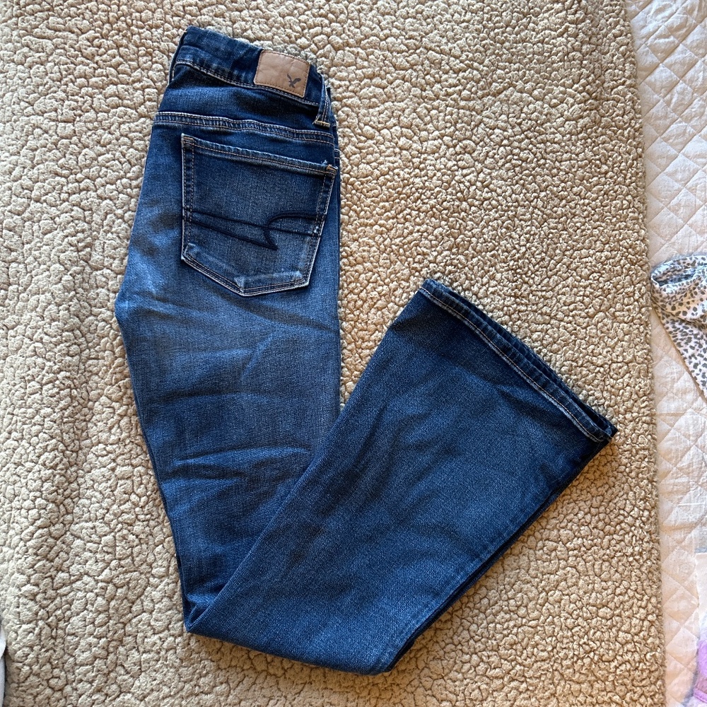 American Eagle Outfitters Blue Flare Jeans